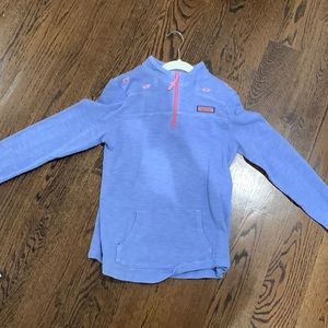 vineyard vines periwinkle blue quarter zip